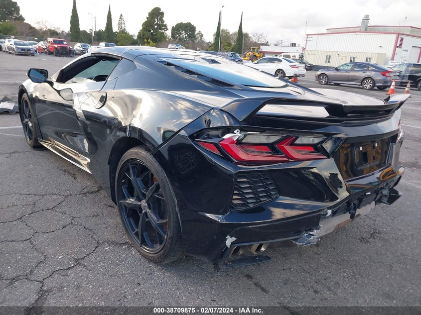 2021 Chevrolet Corvette VIN 1G1YB2D46M5106587 COPART salvage auction — All Over, Other (California), sold $38,475 on 2024-02-15 (photo 6)