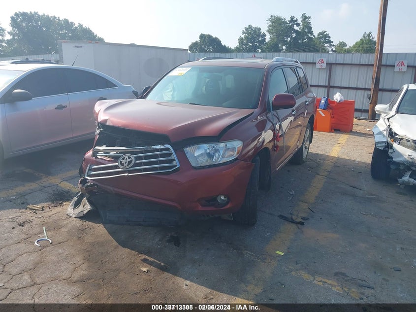 2010 Toyota Highlander VIN 5TDDK3EH7AS011975 IAAI salvage auction — RIGHT FRONT, Court Order (Georgia), sold $1,050 on 2026-07-08 (photo 2)
