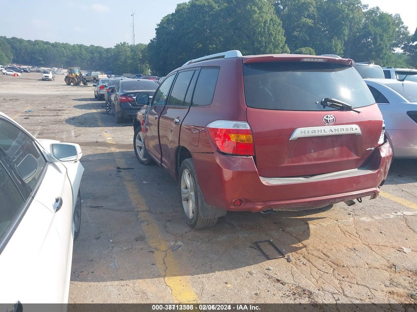 2010 Toyota Highlander VIN 5TDDK3EH7AS011975 IAAI salvage auction — RIGHT FRONT, Court Order (Georgia), sold $1,050 on 2026-07-08 (photo 3)