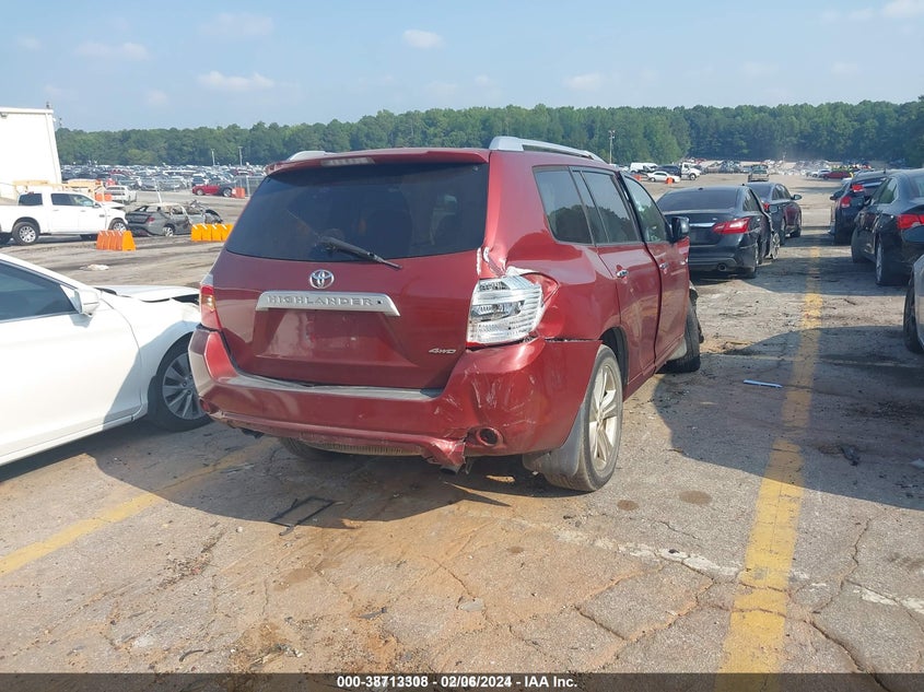 2010 Toyota Highlander VIN 5TDDK3EH7AS011975 IAAI salvage auction — RIGHT FRONT, Court Order (Georgia), sold $1,050 on 2026-07-08 (photo 4)