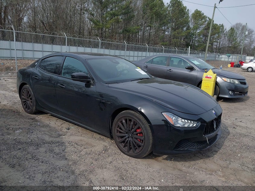 2017 Maserati Ghibli VIN ZAM57RSA3H1262558 — IAAI salvage auction photo