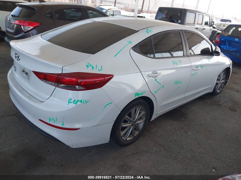 2018 Hyundai Elantra VIN 5NPD74LF5JH303090 COPART salvage auction — Right Side, Other (California), sold $3,000 on 2024-09-06 (photo 4)