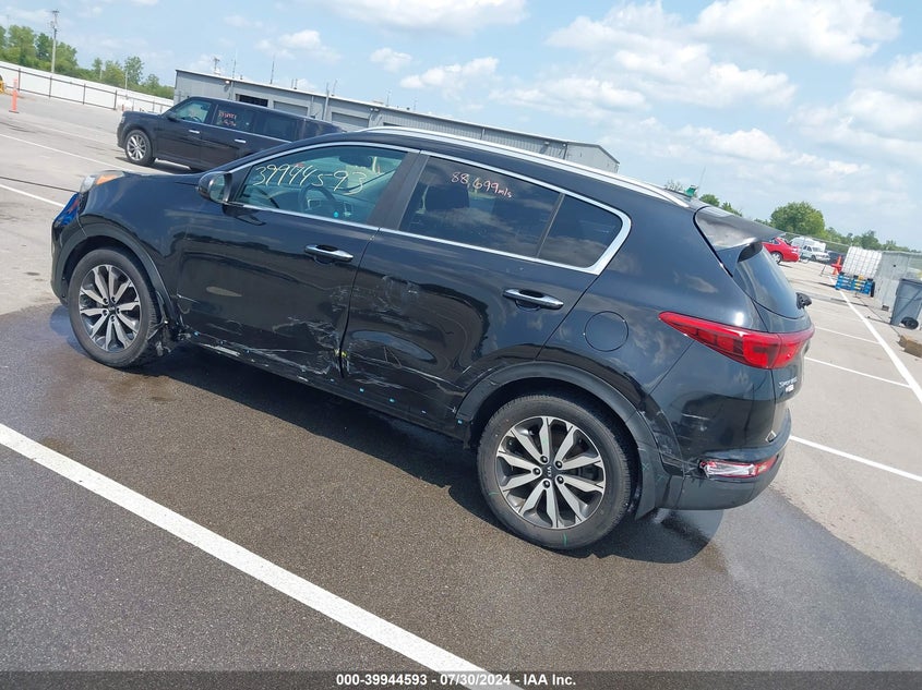 2017 Kia Sportage VIN KNDPN3AC1H7082575 IAAI salvage auction — FRONT END, Salvage (Indiana), sold $2,650 on 2026-07-17 (photo 3)