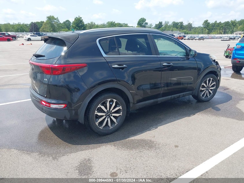 2017 Kia Sportage VIN KNDPN3AC1H7082575 IAAI salvage auction — FRONT END, Salvage (Indiana), sold $2,650 on 2026-07-17 (photo 4)