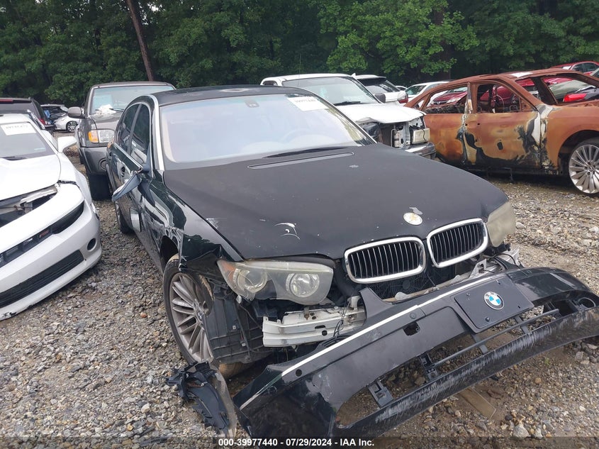 2003 BMW 7 series VIN WBAGN63463DR09310 IAAI salvage auction — FRONT END, Court Order (Georgia), sold $475 on 2026-07-08 (photo 1)