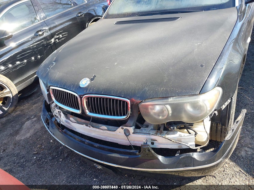 2003 BMW 7 series VIN WBAGN63463DR09310 IAAI salvage auction — FRONT END, Court Order (Georgia), sold $475 on 2026-07-08 (photo 6)