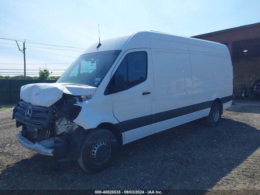 2019 MERCEDES-BENZ SPRINTER 2500 VIN WD4PF1CD3KT005119 COPART salvage auction — Front End, Salvage (New York), sold $13,750 on 2025-02-25 (photo 2)