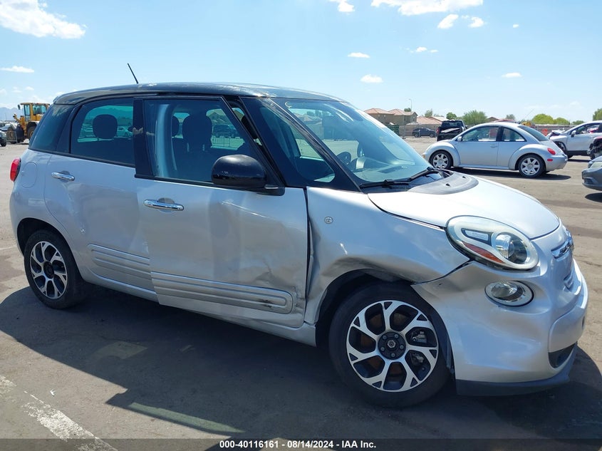 2015 Fiat 500l VIN ZFBCFABHXFZ032613 COPART salvage auction — Right Side, Salvage (Arizona), sold $725 on 2024-09-10 (photo 6)