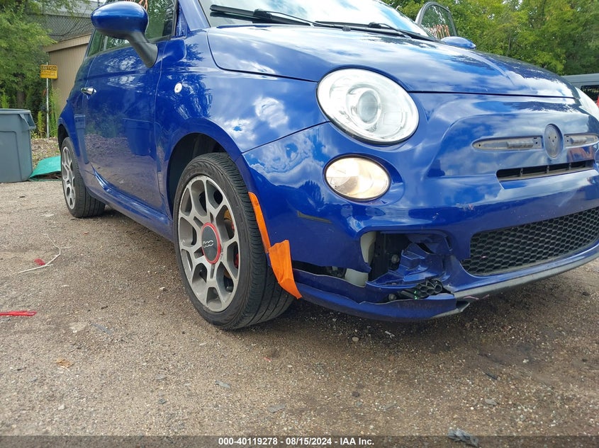 2014 FIAT 500 VIN 3C3CFFBR2ET205618 COPART salvage auction — Right Front, Other (Minnesota), sold $1,725 on 2024-09-18 (photo 6)