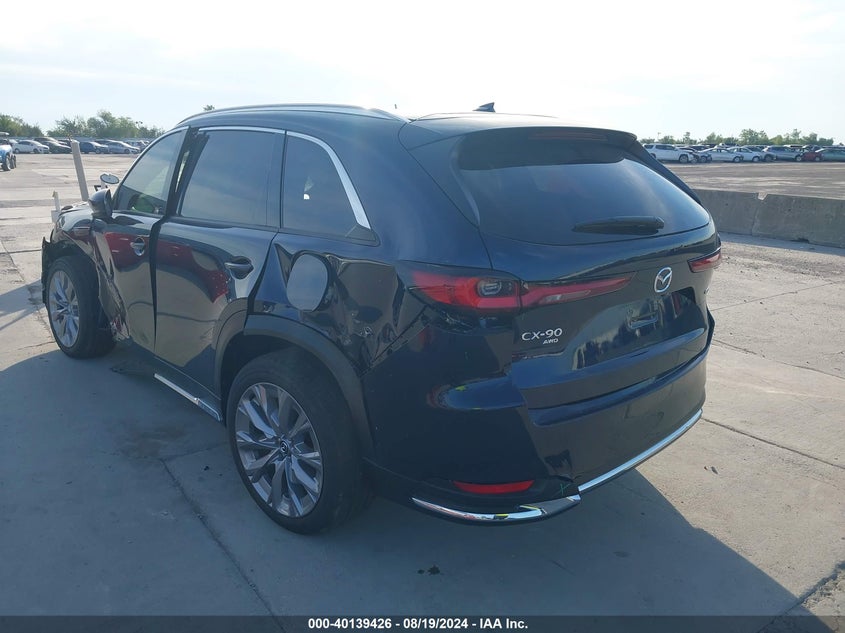2024 Mazda Cx-90 VIN JM3KKEHD4R1142633 COPART salvage auction — Left Side, Salvage (Texas), sold $12,400 on 2024-12-04 (photo 3)