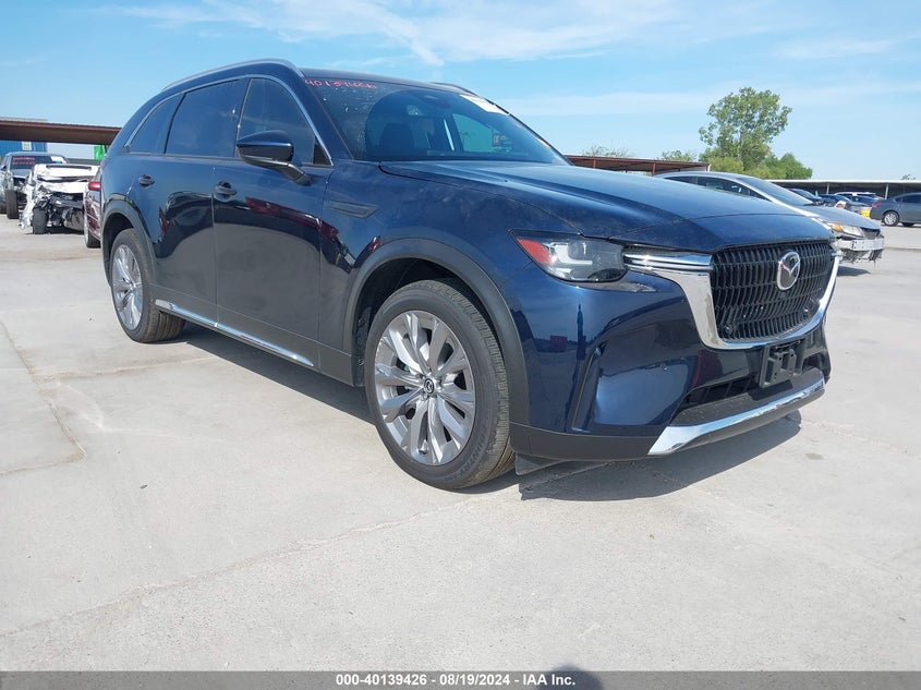 2024 Mazda Cx-90 VIN JM3KKEHD4R1142633 COPART salvage auction — Left Side, Salvage (Texas), sold $12,400 on 2024-12-04 (photo 1)