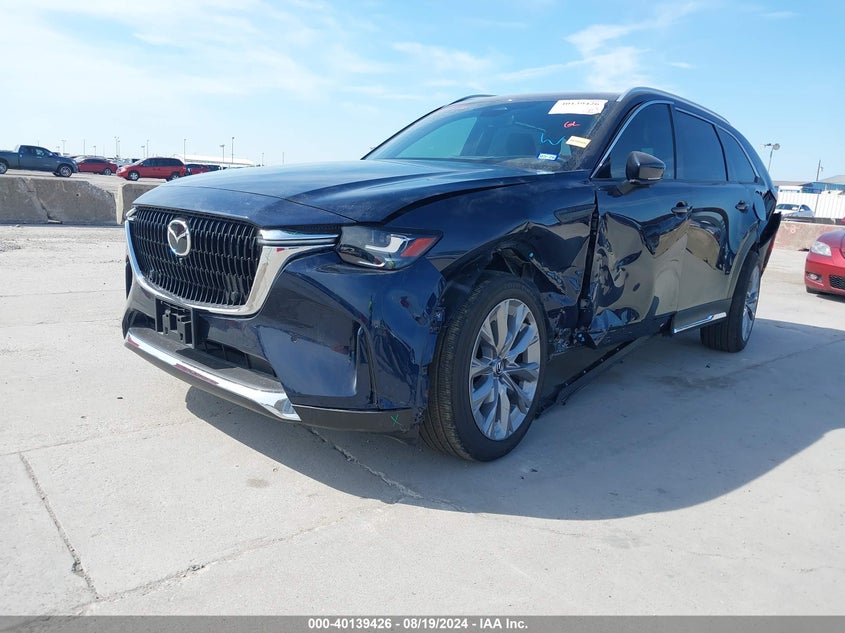 2024 Mazda Cx-90 VIN JM3KKEHD4R1142633 COPART salvage auction — Left Side, Salvage (Texas), sold $12,400 on 2024-12-04 (photo 2)
