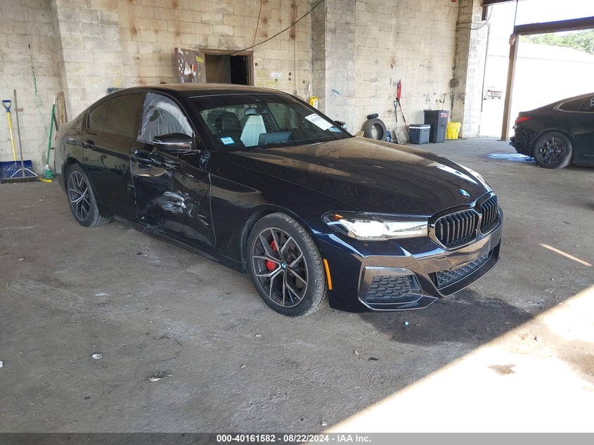 2022 BMW 530 VIN WBA13BJ00NWX68729 — COPART salvage auction photo