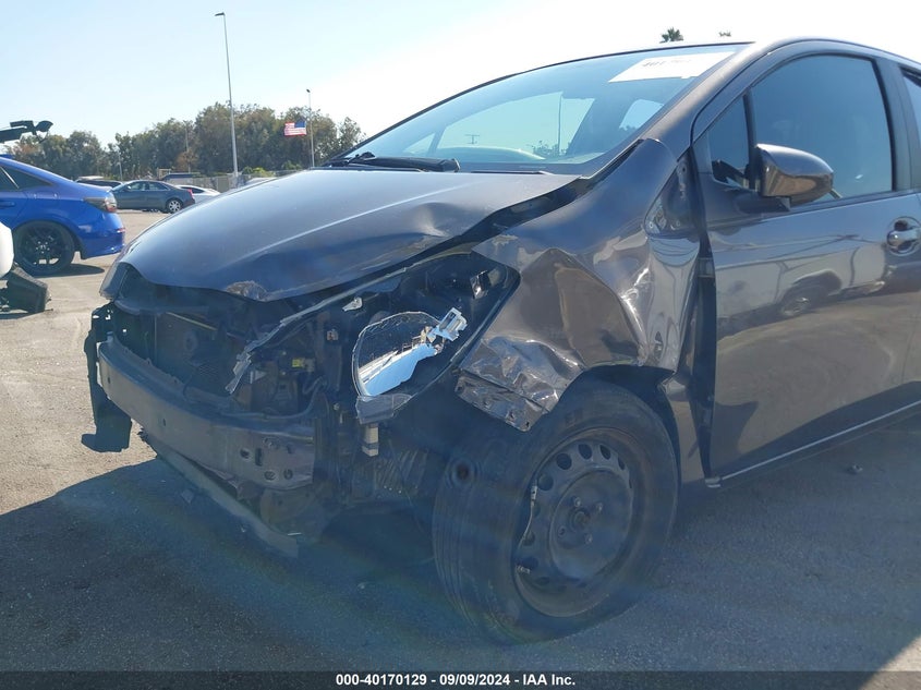 2017 Toyota Yaris VIN VNKJTUD33HA076364 IAAI salvage auction — FRONT END, Salvage Title, sold $700 on 2026-07-30 (photo 6)
