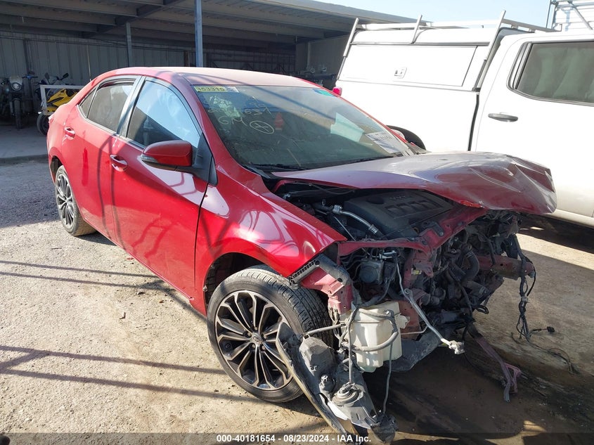 2015 Toyota Corolla VIN 5YFBURHE9FP205963 IAAI salvage auction — FRONT END, Salvage (Texas), sold $1,050 on 2026-07-20 (photo 1)