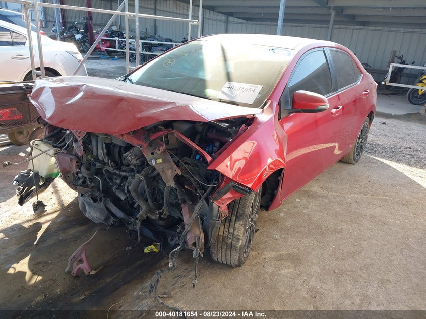 2015 Toyota Corolla VIN 5YFBURHE9FP205963 IAAI salvage auction — FRONT END, Salvage (Texas), sold $1,050 on 2026-07-20 (photo 2)