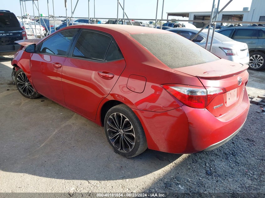 2015 Toyota Corolla VIN 5YFBURHE9FP205963 IAAI salvage auction — FRONT END, Salvage (Texas), sold $1,050 on 2026-07-20 (photo 3)