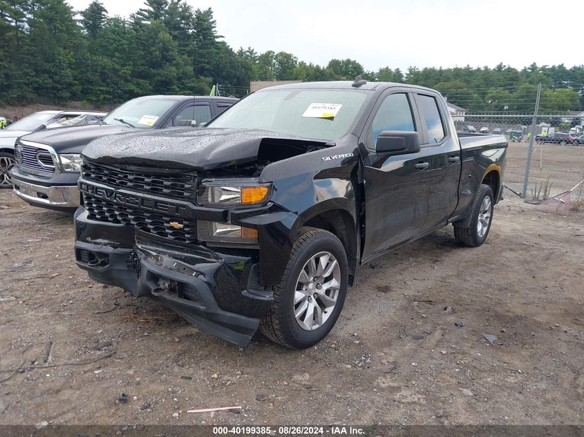 2021 Chevrolet Silverado 1500 VIN 1GCRYBEF4MZ449904 IAAI salvage auction — FRONT END, Salvage Title, sold $7,700 on 2026-07-09 (photo 2)