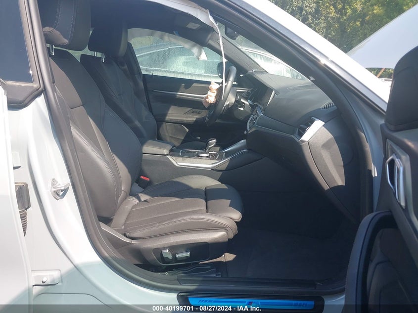 2023 BMW 430I GRAN COUPE VIN WBA73AV08PFP24155 COPART salvage auction — Front End, Salvage (Kansas), sold $22,750 on 2025-01-08 (photo 5)