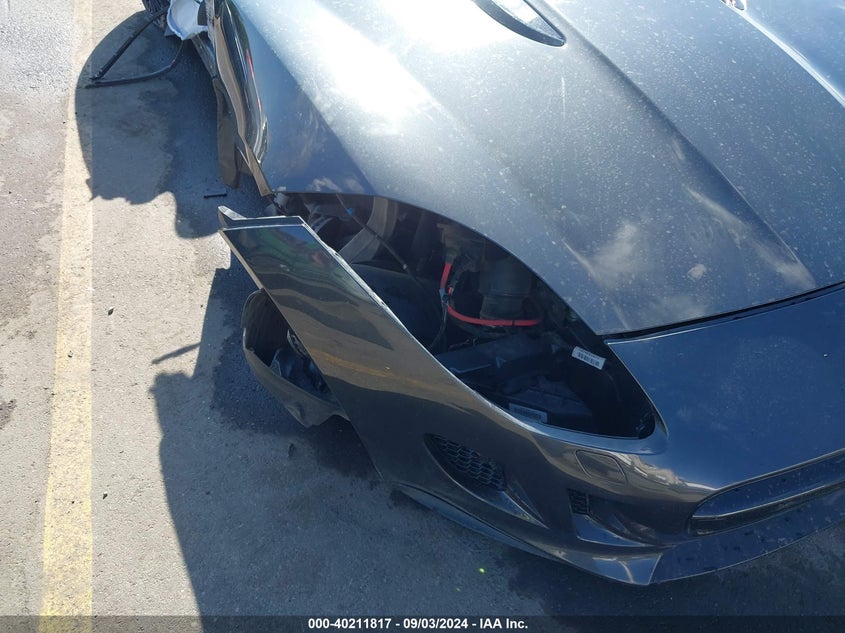 2014 Jaguar F-type VIN SAJWA6GL6EMK07553 COPART salvage auction — Right Side, Salvage (Utah), sold $6,200 on 2024-11-07 (photo 6)