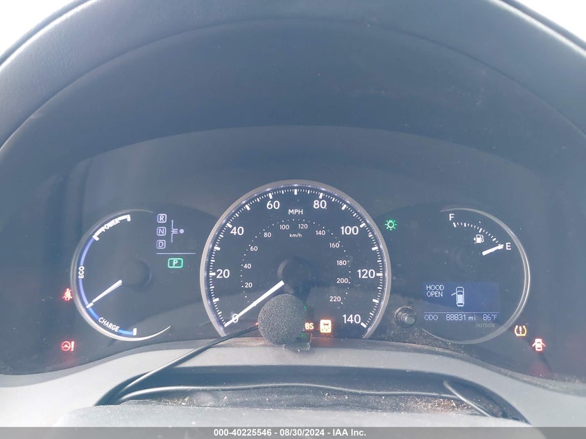 2013 Lexus Ct 200h VIN JTHKD5BH2D2126978 IAAI salvage auction — FRONT END, Salvage Title, sold $825 on 2026-07-21 (photo 7)
