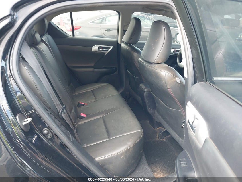 2013 Lexus Ct 200h VIN JTHKD5BH2D2126978 IAAI salvage auction — FRONT END, Salvage Title, sold $825 on 2026-07-21 (photo 8)