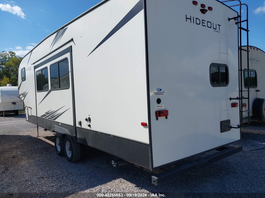 2021 Keystone Travel trlr VIN 4YDF30123M7240607 IAAI salvage auction — WATER/FLOOD, Salvage Title, sold $7,750 on 2026-07-15 (photo 3)