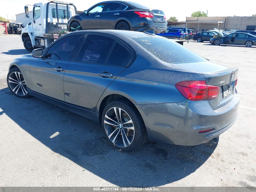 2018 BMW 330i VIN WBA8D9G54JNU67582 IAAI salvage auction — RIGHT FRONT, Salvage (California), sold $3,525 on 2026-08-12 (photo 3)