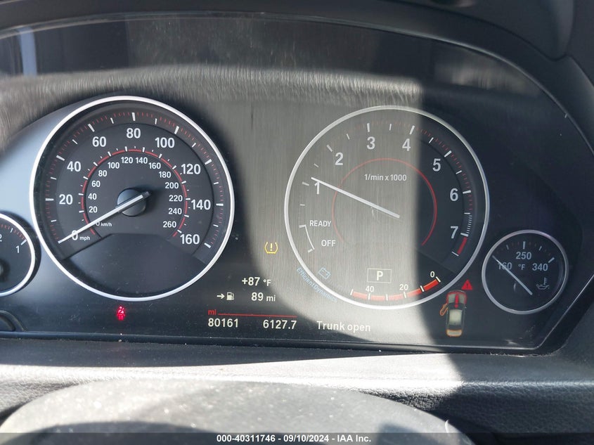 2018 BMW 330i VIN WBA8D9G54JNU67582 IAAI salvage auction — RIGHT FRONT, Salvage (California), sold $3,525 on 2026-08-12 (photo 7)