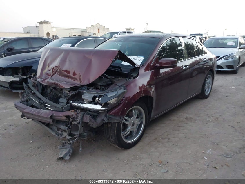 2015 Honda Accord VIN 1HGCR2F83FA122660 IAAI salvage auction — FRONT END, Salvage Title, sold $1,250 on 2026-07-20 (photo 2)