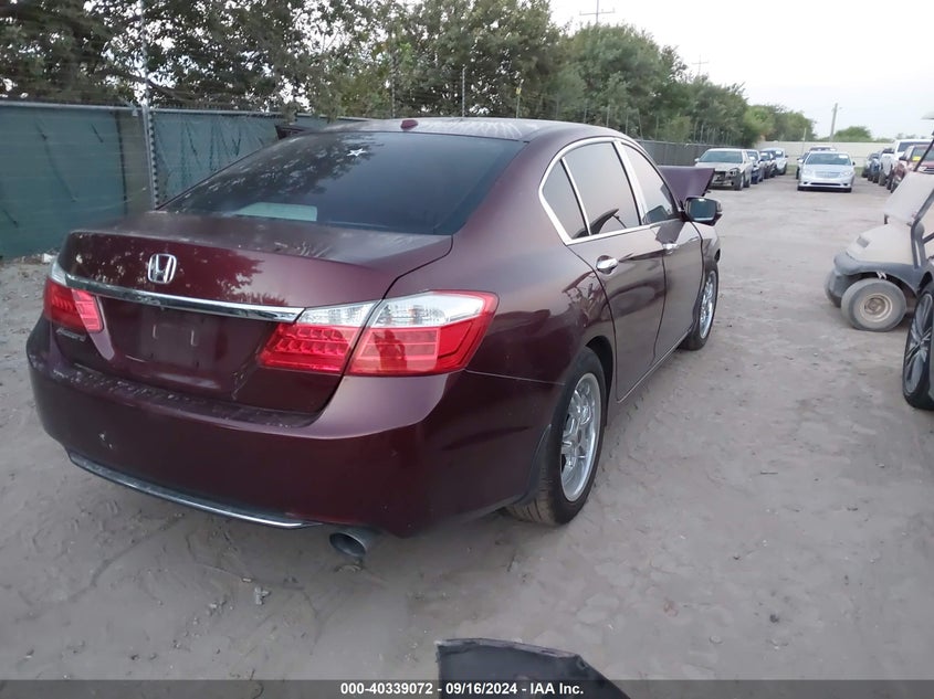 2015 Honda Accord VIN 1HGCR2F83FA122660 IAAI salvage auction — FRONT END, Salvage Title, sold $1,250 on 2026-07-20 (photo 4)