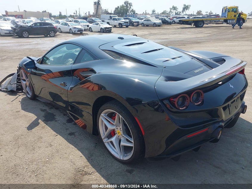 2021 Ferrari F8 Tributo VIN ZFF92LLA0M0264687 COPART salvage auction — Front End, Other (California), sold $139,500 on 2024-11-20 (photo 3)