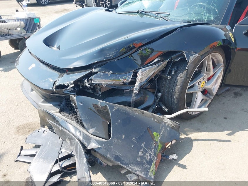2021 Ferrari F8 Tributo VIN ZFF92LLA0M0264687 COPART salvage auction — Front End, Other (California), sold $139,500 on 2024-11-20 (photo 6)