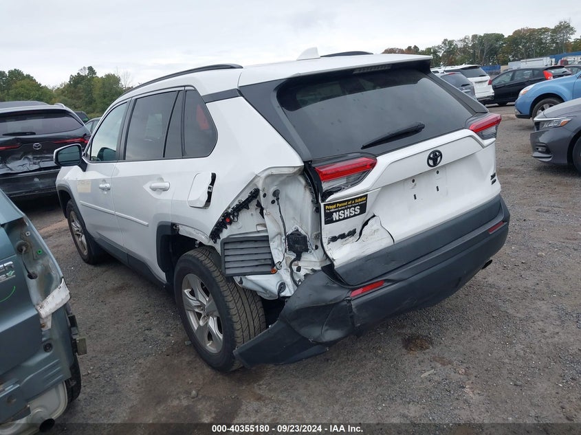 2020 Toyota Rav4 VIN 2T3P1RFVXLW106930 IAAI salvage auction — LEFT REAR, Salvage Title, sold $8,800 on 2026-07-30 (photo 3)