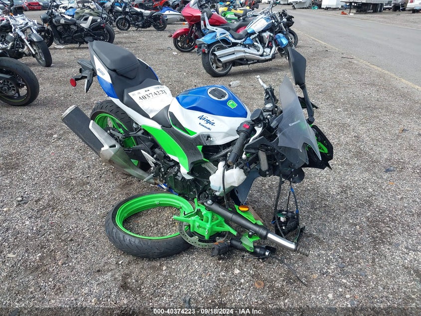 2024 Kawasaki Ex500 VIN ML5EXGJ10RDA08829 IAAI salvage auction — FRONT END, Other, sold $150 on 2026-07-14 (photo 1)