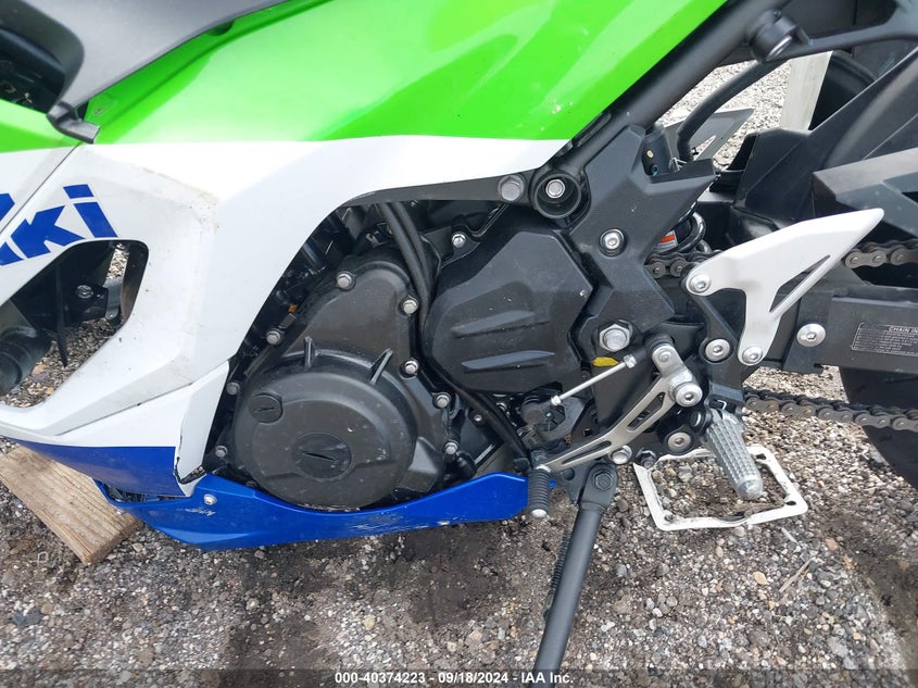 2024 Kawasaki Ex500 VIN ML5EXGJ10RDA08829 IAAI salvage auction — FRONT END, Other, sold $150 on 2026-07-14 (photo 9)