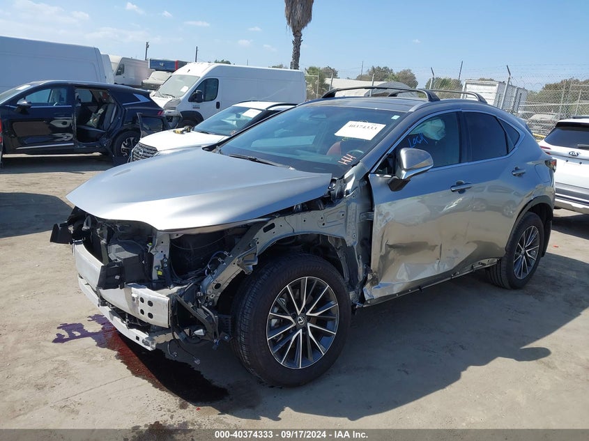 2024 Lexus Nx 350h VIN 2T2GKCEZ3RC020467 IAAI salvage auction — LEFT FRONT, Salvage (California), sold $16,400 on 2026-08-12 (photo 2)