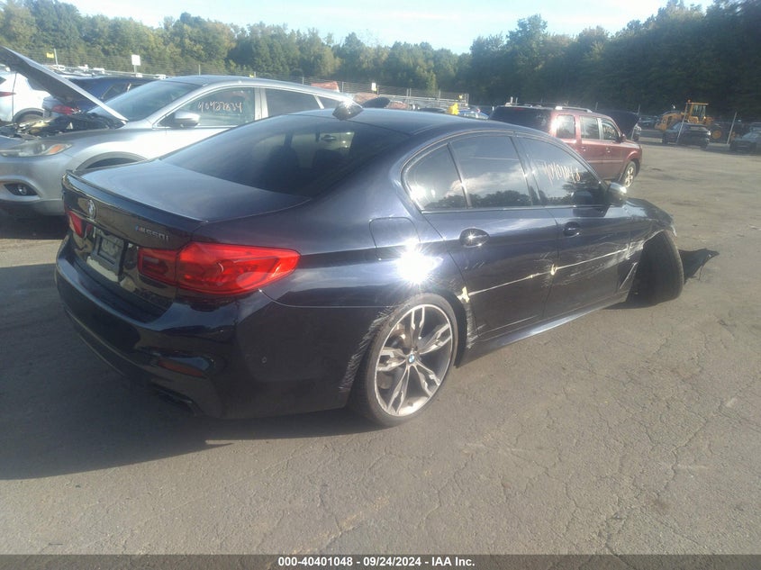 2020 BMW M5 VIN WBAJS7C08LBN96841 COPART salvage auction — Front End, Salvage (Connecticut), sold $13,100 on 2025-01-02 (photo 4)