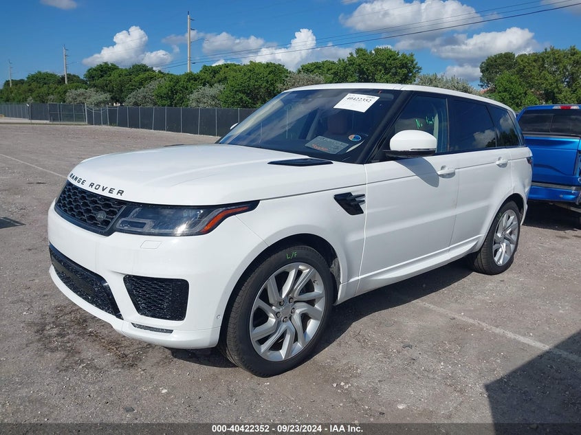 2019 Land rover RANGE ROVER VIN SALWR2RE2KA872941 COPART salvage auction — Flood, Clear (Florida), sold $20,200 on 2024-12-12 (photo 2)