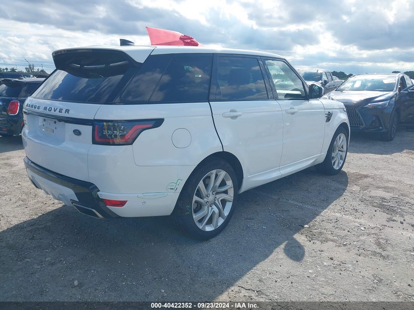 2019 Land rover RANGE ROVER VIN SALWR2RE2KA872941 COPART salvage auction — Flood, Clear (Florida), sold $20,200 on 2024-12-12 (photo 4)