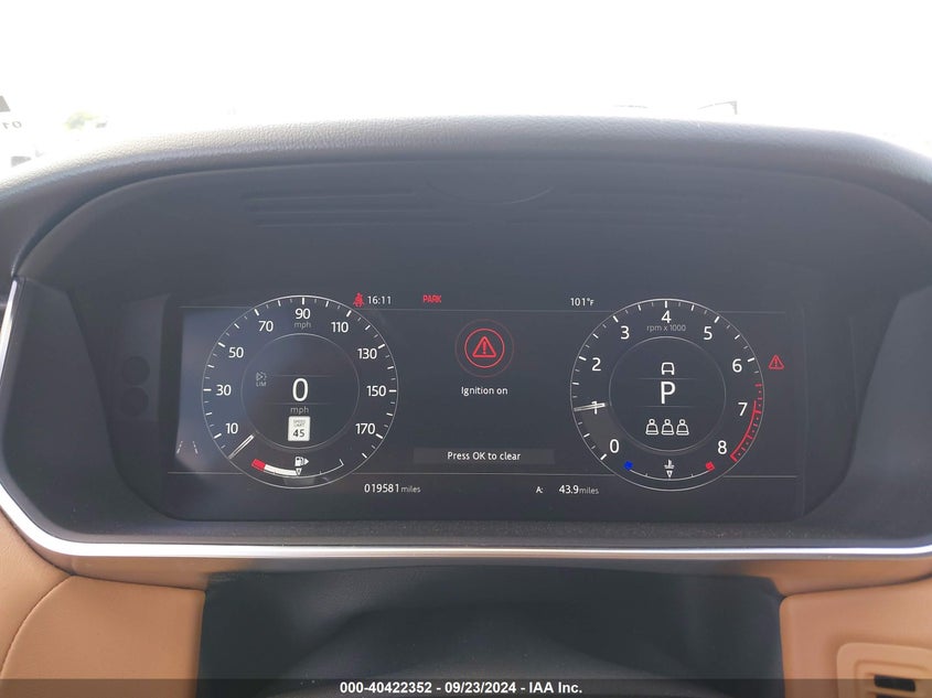 2019 Land rover RANGE ROVER VIN SALWR2RE2KA872941 COPART salvage auction — Flood, Clear (Florida), sold $20,200 on 2024-12-12 (photo 7)