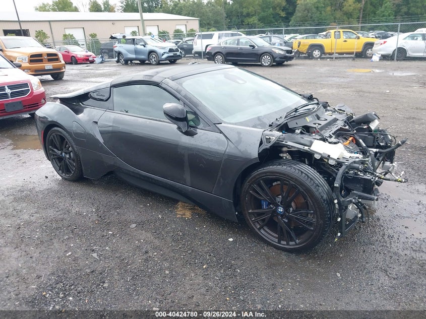 2019 BMW I8 VIN WBY2Z6C5XK7D59568 — COPART salvage auction photo