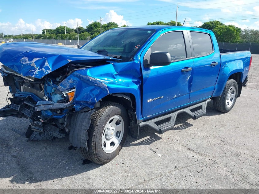 2021 Chevrolet Colorado VIN 1GCGSBEA8M1194900 IAAI salvage auction — FRONT END, Rebuildable (Florida), sold $2,225 on 2026-07-26 (photo 2)
