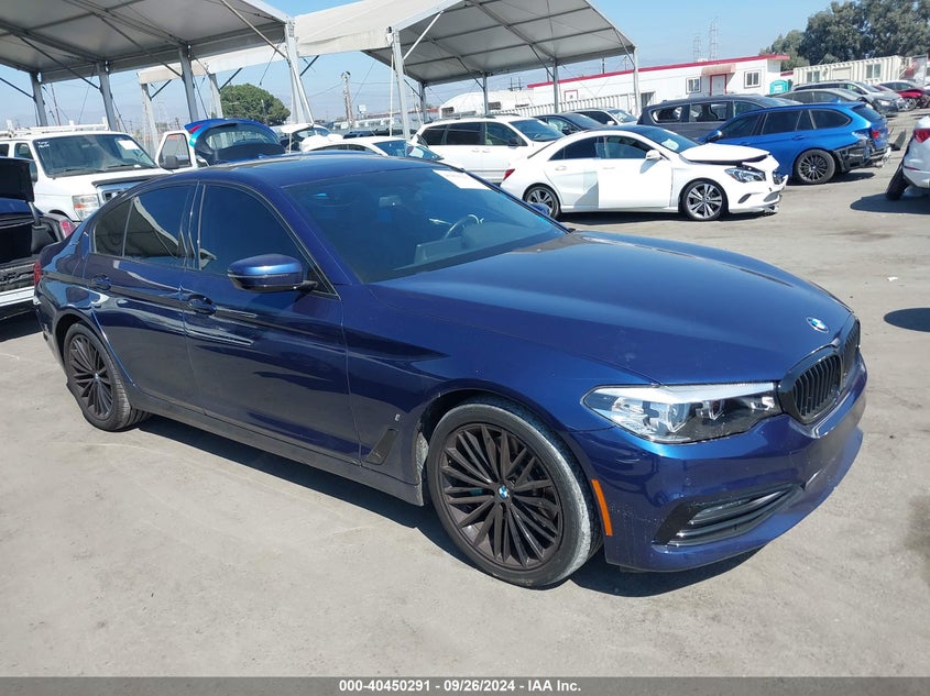 2018 BMW 530E VIN WBAJA9C5XJB249485 — COPART salvage auction photo
