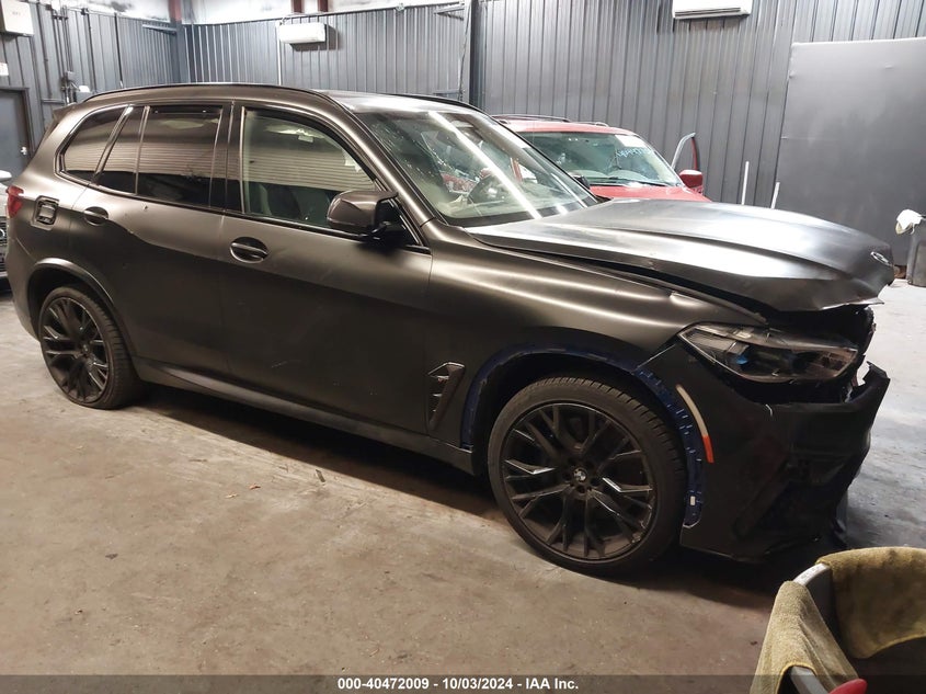 2020 BMW X5 M VIN 5YMJU0C09L9D48345 — COPART salvage auction photo