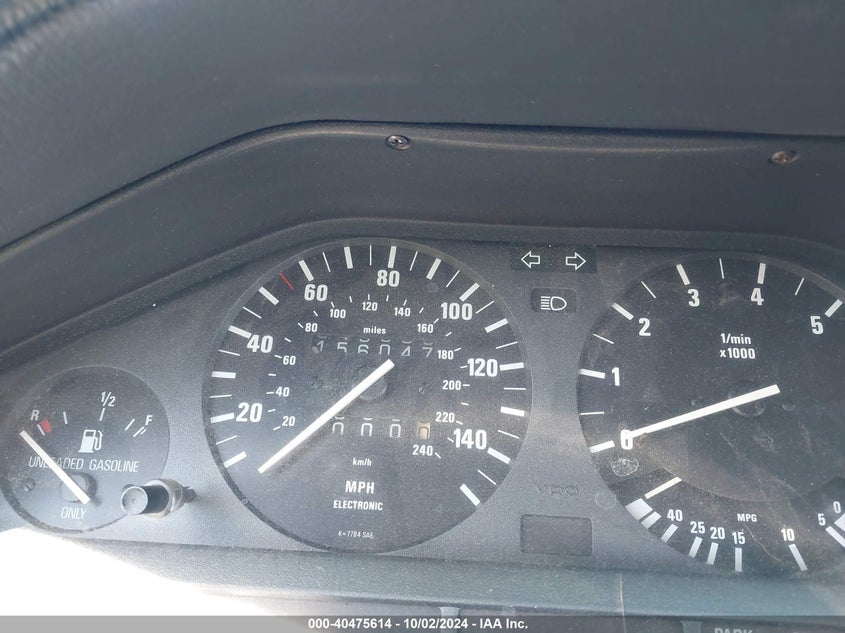 1989 BMW 3 series VIN WBAAA2305K4258516 IAAI salvage auction — FRONT END, Salvage (California), sold $400 on 2026-08-05 (photo 7)