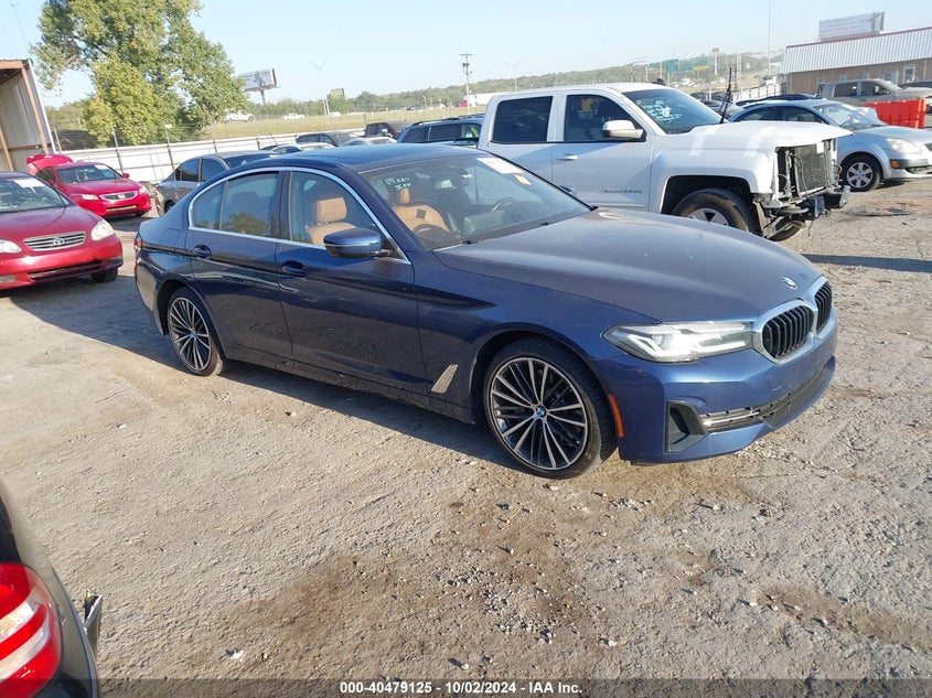 2021 BMW 530I VIN WBA53BH0XMCF73098 — COPART salvage auction photo