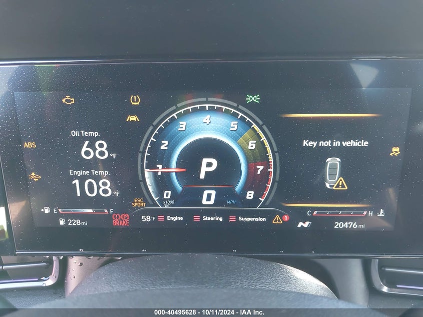 2023 Hyundai Elantra n VIN KMHLW4AK6PU012705 IAAI salvage auction — LEFT REAR, Salvage Title, sold $7,050 on 2026-09-02 (photo 7)