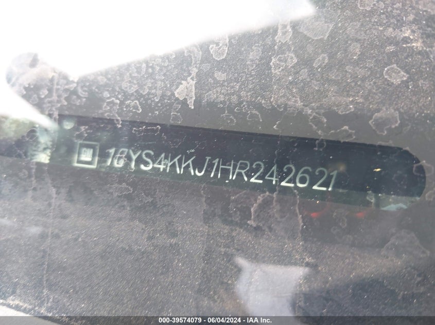 2017 Cadillac Escalade esv VIN 1GYS4KKJ1HR242621 IAAI salvage auction — SIDE, Salvage (Texas), sold $8,300 on 2026-08-18 (photo 9)