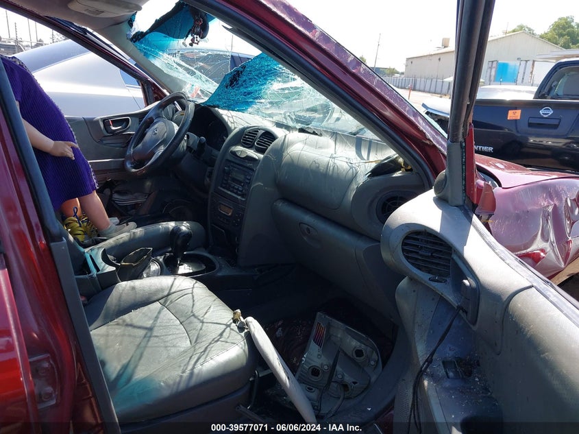 2002 Hyundai Santa fe VIN KM8SC13DX2U177456 IAAI salvage auction — LEFT & RIGHT, Non-Repairable (California), sold $300 on 2026-07-07 (photo 5)